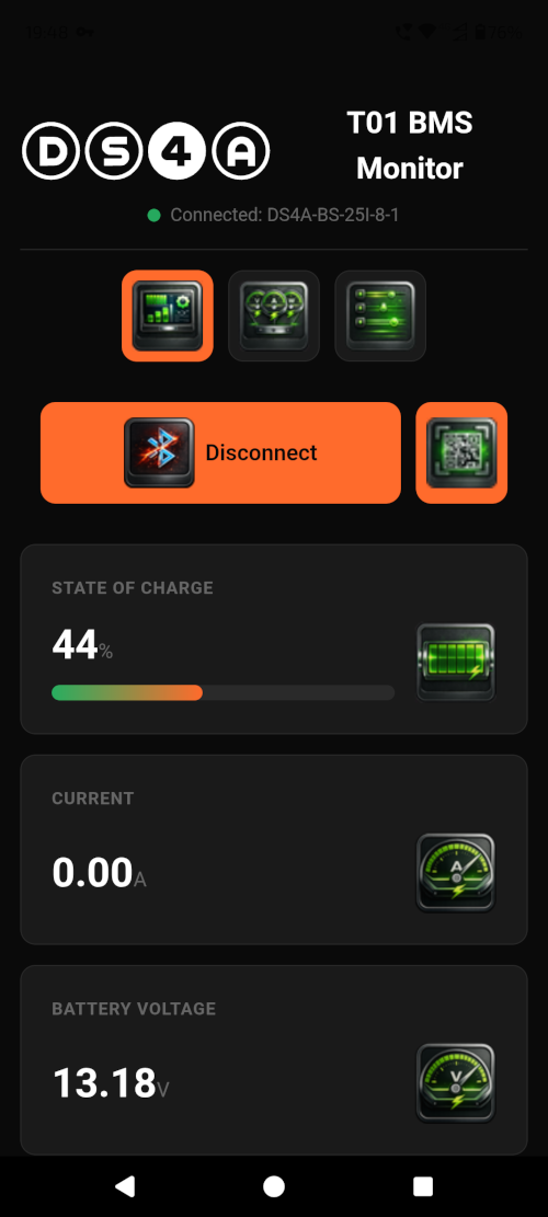 T01 BMS Monitor Dashboard